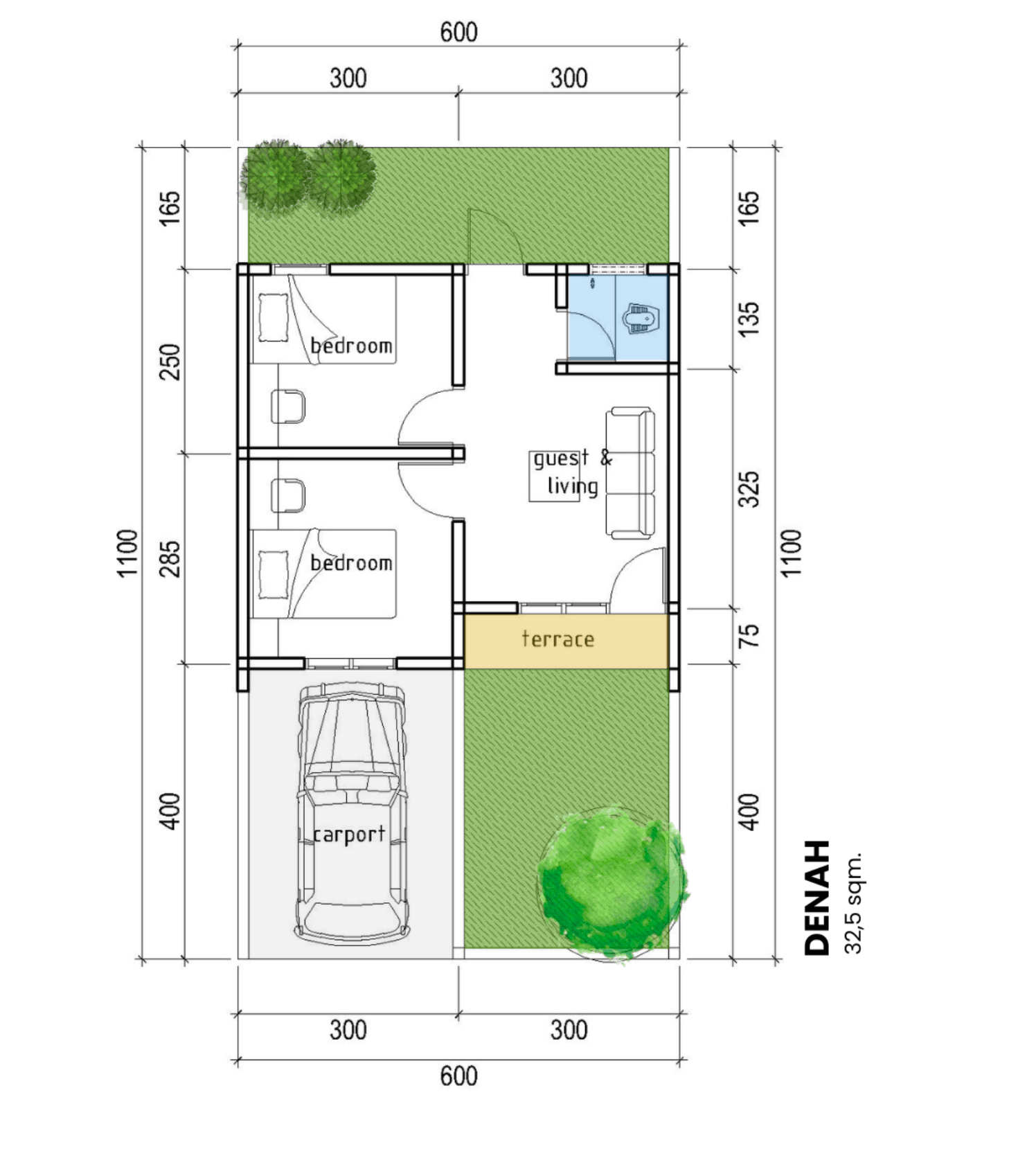 Layout Denah Rumah